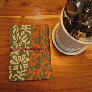 Ahaana-Upcycled Handloom Fabric Journal - Doori