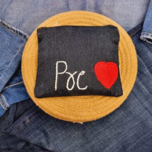 Denim Pouch - Single Pocket - Dark Blue