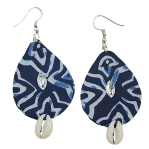 Handmade Upcycled Earrings by The Second Wardrobe